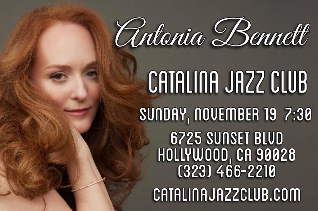 taja_sevelle's tweet image. If you have the chance, check out my friend @AntoniaBennett1 at the Catalina Jazz Club tomorrow. It's sure to be a great show! #antoniabennett #jazzclub  #livemusic