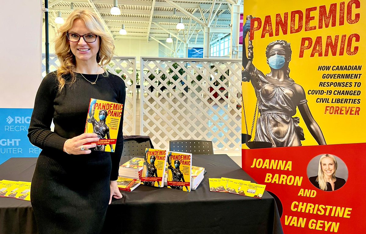 cvangeyn's tweet image. Today I am in Red Deer signing copies of my new book, Pandemic Panic, co-authored with @jobearon. Come by the #CSFN sustaining momentum conference to grab a signed copy!