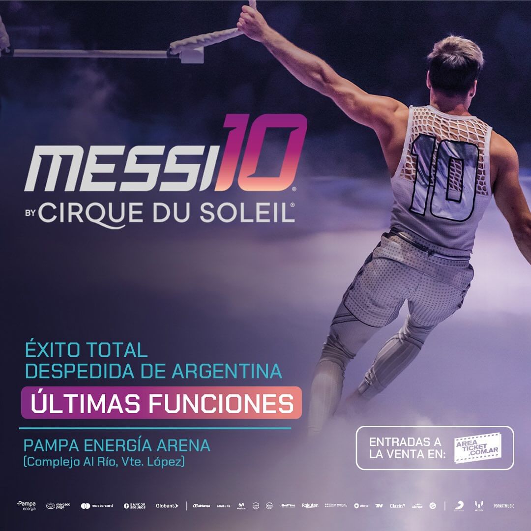 cirquear's tweet photo. ¡#BuenosAires ,últimas funciones! 🇦🇷
🎟️ Entradas: link en la descripción de nuestro perfil.
#Messi10 #Messicirque #CirqueduSoleil https://t.co/53F0vDlRVq
