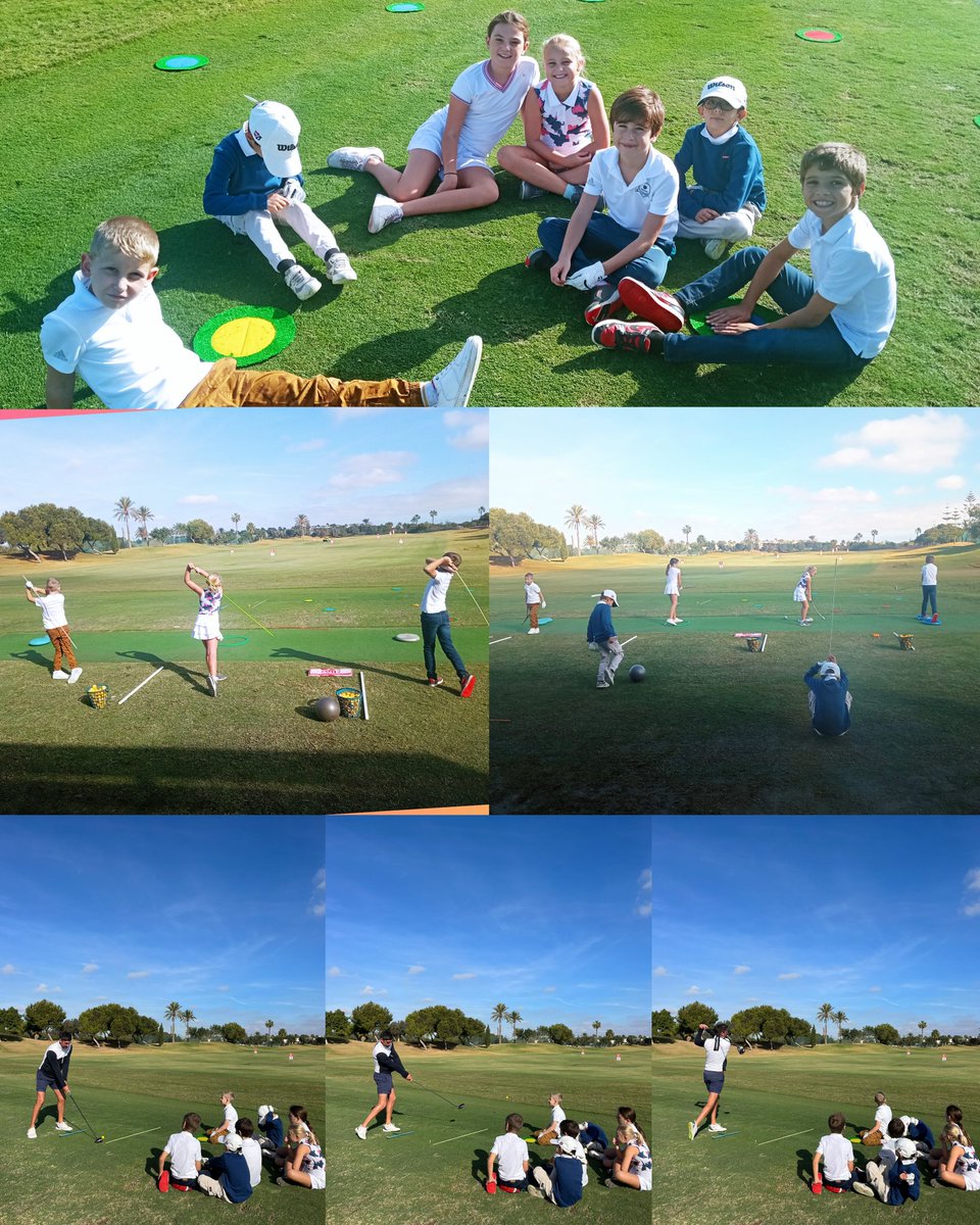 Driving session for today's Saturday Junior Golf School 🇪🇦☀️🏌️⛳ <a href="/RodaGolfBR/">Roda Golf & Beach Resort</a> <a href="/fgolfmurcia/">Federación de Golf de la Región de Murcia</a> 👌