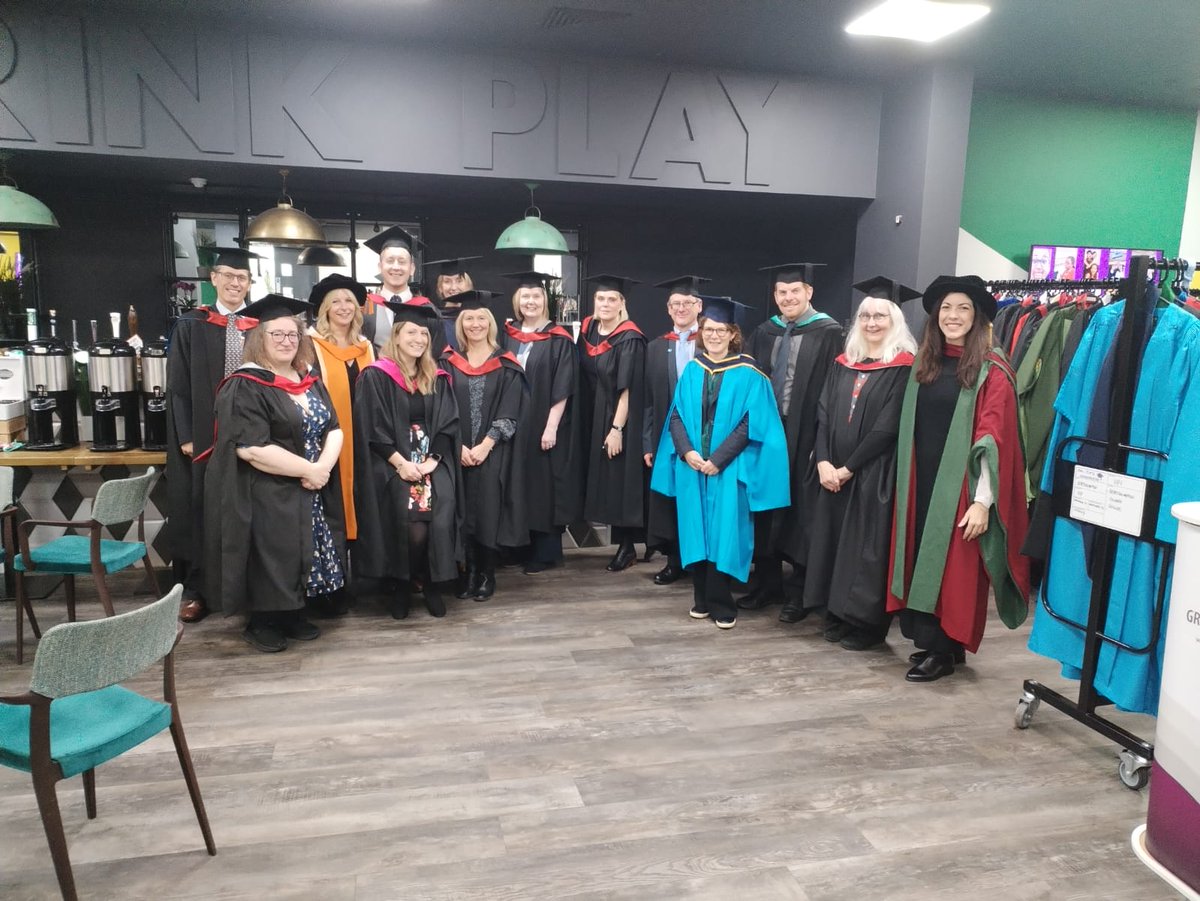 aschapman91's tweet image. The Education team ( @UniNhantsFHES) have had a very special day celebrating their students success as they graduated from programmes including @FDLTUON @PrimaryedUon and SEN and Inclusion. 

Lots of tears and hugs with graduates, now is your time to fly. 🕊 #uongrads
