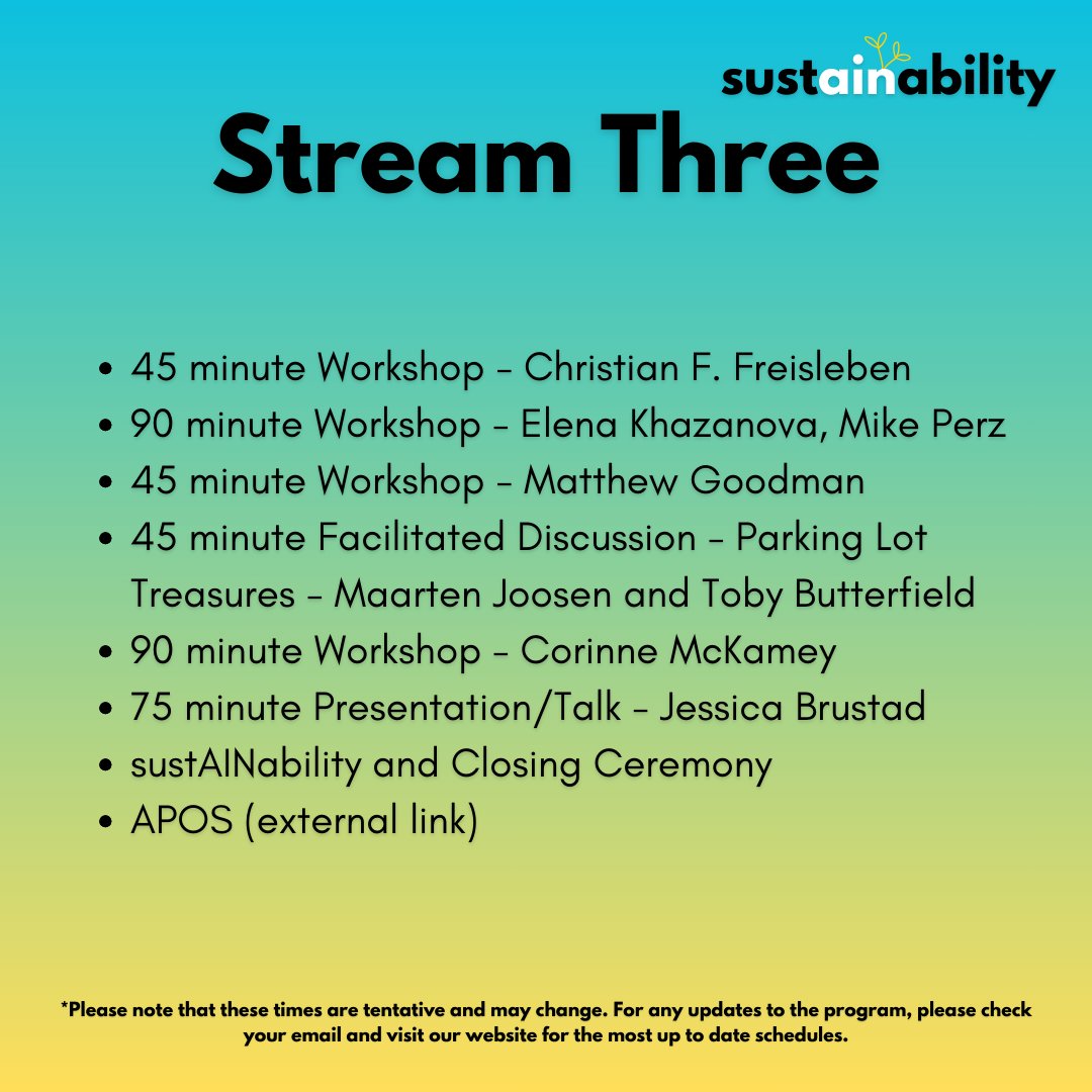 AINNetwork's tweet image. We are on our final stream channel, Stream Three! This Virtual Conference has been incredible. Join us for the final stream channel stretch here: appliedimprovisationnetwork.org/2023-virtual