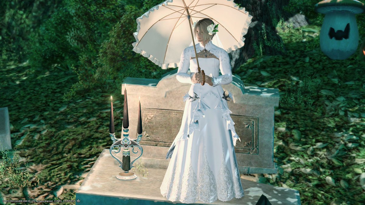 umbrella dress solo white dress gloves flower sitting  illustration images