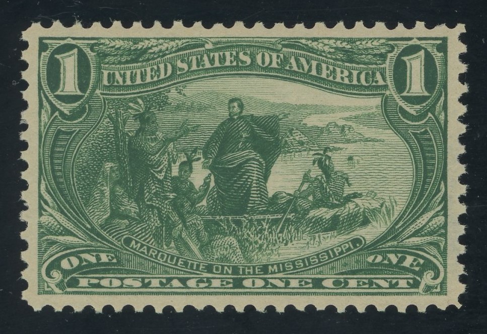 #philately #stamps Stamp of the day.
USA 285 - 1 cent Trans-Mississippi Exposition issue of 1898.