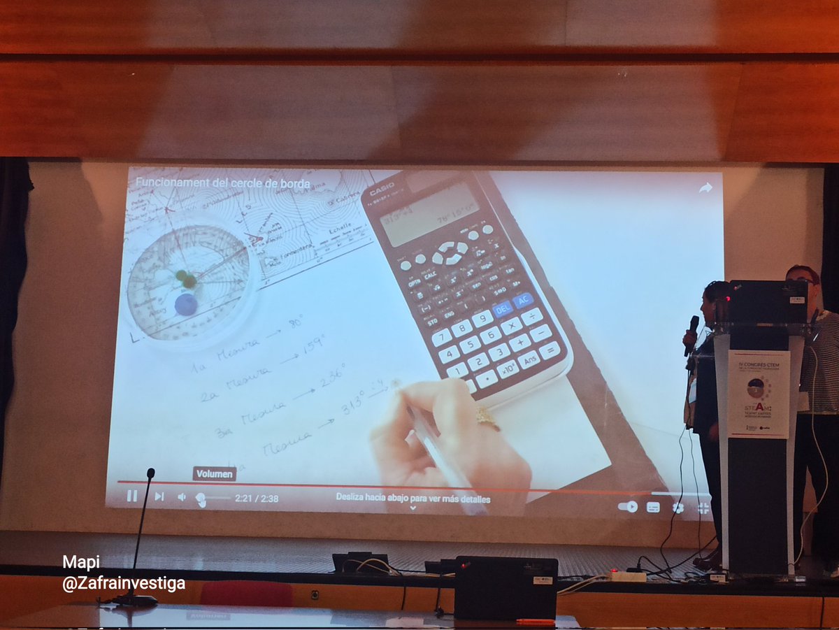 Zafrainvestiga's tweet photo. I amb el bon sabor de boca de la conferència, han començat les experiències d'aula "#STEAM a l'aula " al #IVCongrésCTEM #conAdeSTEAM
La 1ra, a càrrec de la Teresa Arabí i la Paqui Crespo amb el seu interessant projecte "Una ruta científica al #Montgó" amb l'ajuda del Google Earth https://t.co/BkwBCgwKrb