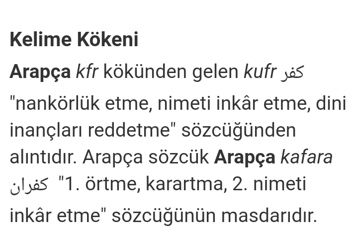 TRATHEROCKART's tweet photo. "KÜFRE SAPANLAR"
Küfür, kafir kelimelerinin öz manası, islam= selamette olmak, huzurlu, güvende olmak yasam felsefesinin ana ögretilerinden birini keskinleştirir: Yapılan iyiliklere nankörlük, nimeti yalanlamak, nimetleri yok saymak, ayetleri  inkar etmek.Ayet = İşaret,mesaj. https://t.co/0KaOR2y1vE