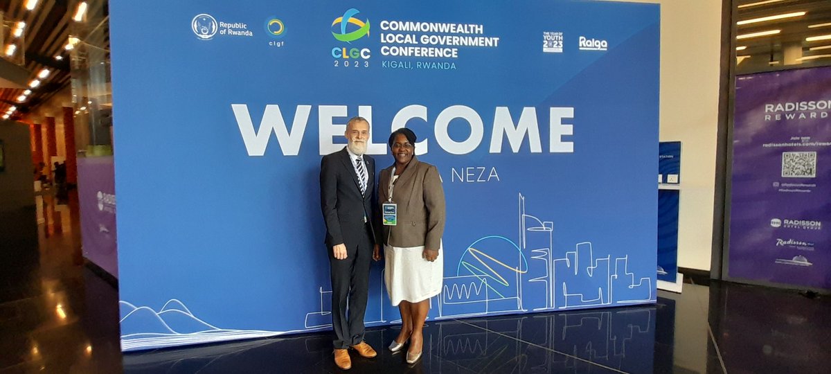 EastGovernments's tweet image. The EALGA Secretary General, Ms Gertrude Rose Gamwera @gamwera, had an opportunity to engage with the Director of @Platforma4Dev @BorisTonhauser  duirng the #CLGC2023 in Kigali.
Discussions centred around future collaboration working closley witj @ClaireFrost10 @CLGFSG_LSLACK