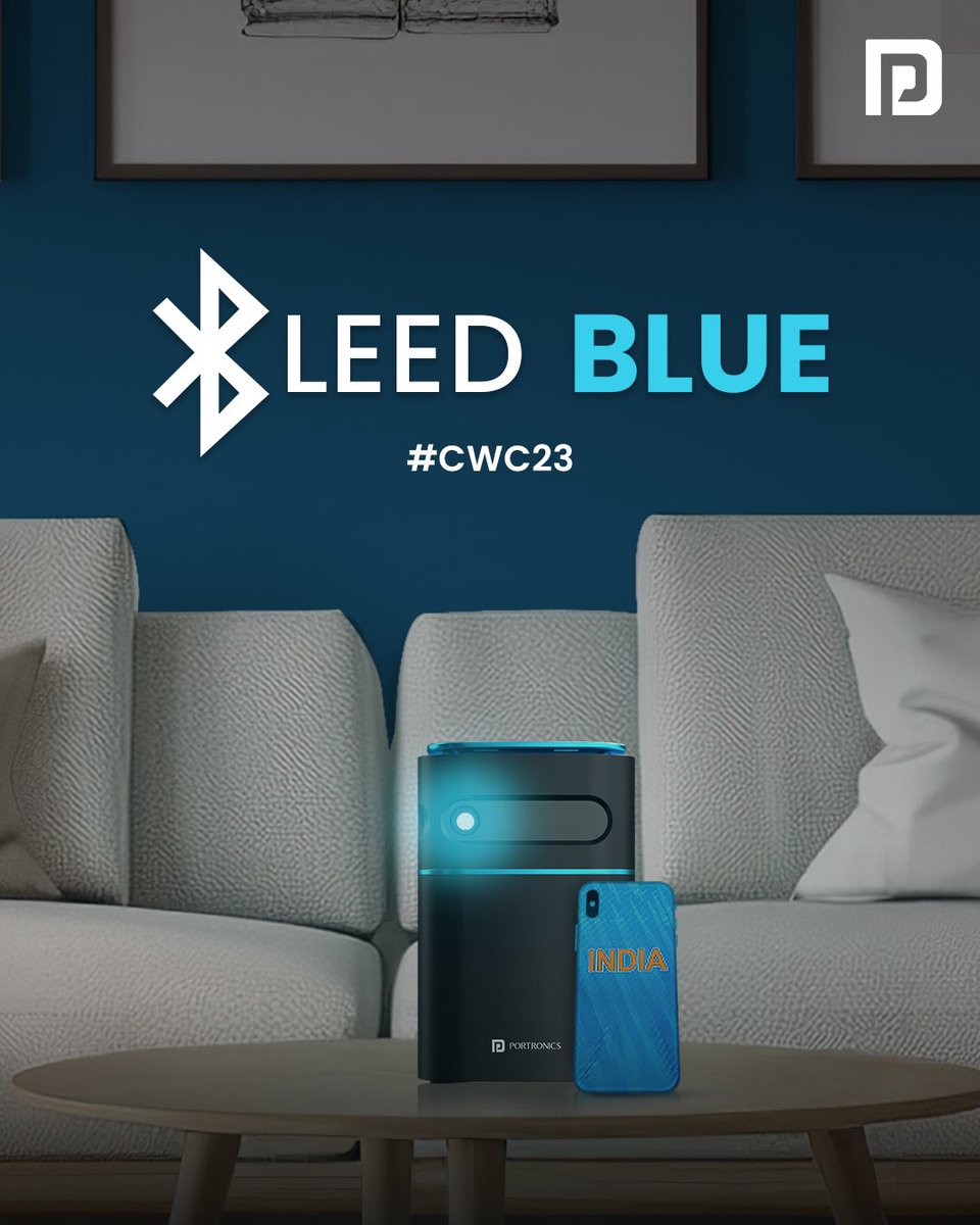 Portronics's tweet photo. Itβs #WorldCupFinal time and our #MenInBlue are one step closer from the cup!
Send in your love for them in the comments with π
#Pico12 #Projector #CWC23 #IndvsAus #Portronics #PortronicsIndia https://t.co/mvbRWp5Qva