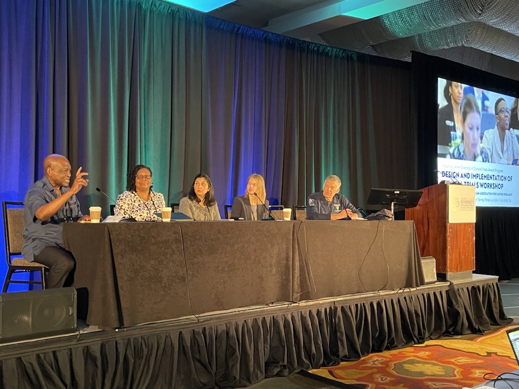 Day 4 of the #WinnDICT Workshop kicked off with a panel discussion of 'Regulatory Issues to Consider When Initiating a Clinical Trial,' moderated by @DrRoyHerbstYale and featuring Alex A. Adjei, @LolaFashoyinAje, Anya Narezhina, and Vijayshree Yadav.