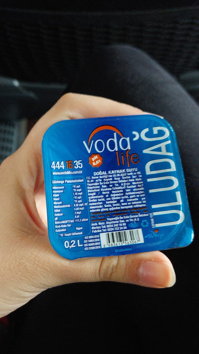 artık her tatilden dönüşte birbirimize voda life getieiyoz 🙌