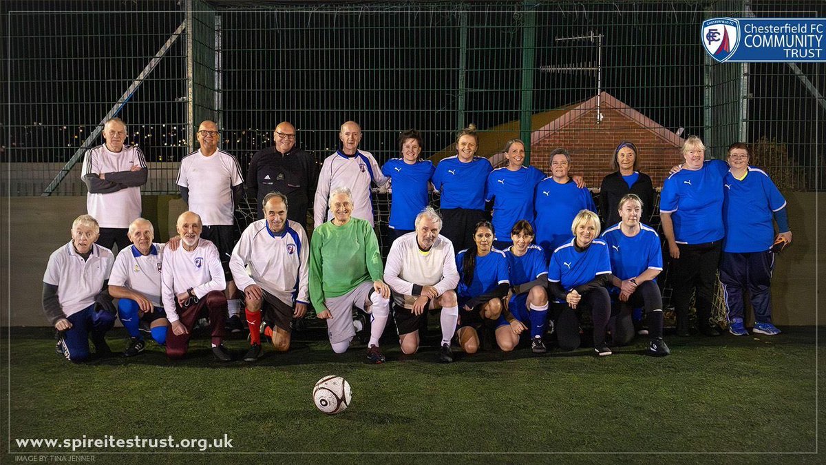 Our Spirettes Ladies Walking Football team played the Mens Senior Spireites Walking Footballers for the very first time this week! ⚽️

Further details below 👇🏼

chesterfieldwalkingfootball.co.uk/events