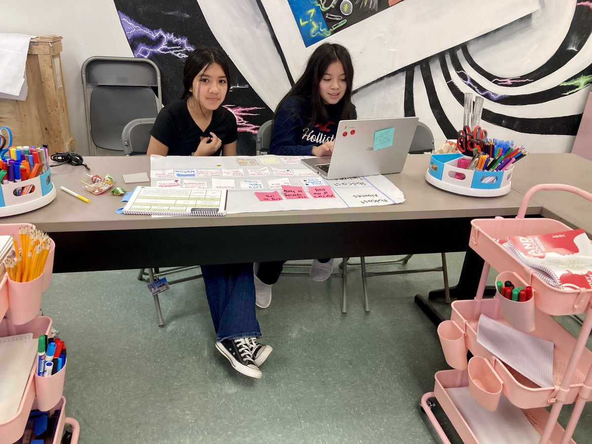 thegemscamp's tweet photo. Girls had so much fun planning their podcasts this week! They laughed and shared ideas, and we can't wait to share our awesome podcasts with you soon! 🎙️✨

#TransformTexas #STEM #STEMeducation #STEMgirls #WomenInSTEM #STEMrolemodels #STEMactivities #STEMlabs #STEMcapstone #STEM https://t.co/FnZBl9Q51J