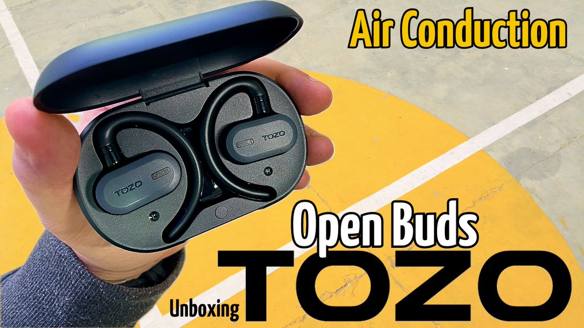 ScdTec's tweet photo. TOZO Open Buds - BEST Lightweight True Wireless Earbuds Open Ear Design
https://t.co/rd4FVEWHr7
β’
#tozo #tozoearbuds #tozoopenbuds #openbuds #bluetooth #wireless #multipoint #dualconnection #new #tech #tecnology #youtubechannel #scimmiatiditecnologia #techreview https://t.co/v0YK7wAXCx