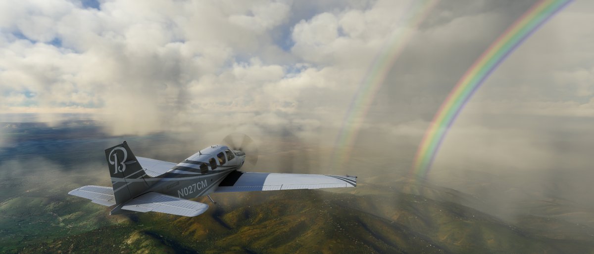 cmdrexorcist's tweet image. Kampala, Uganda to Goma, DRC the other day had some fantastic clouds and a few rainbow surprises in #MSFlightSim. @MSFSofficial