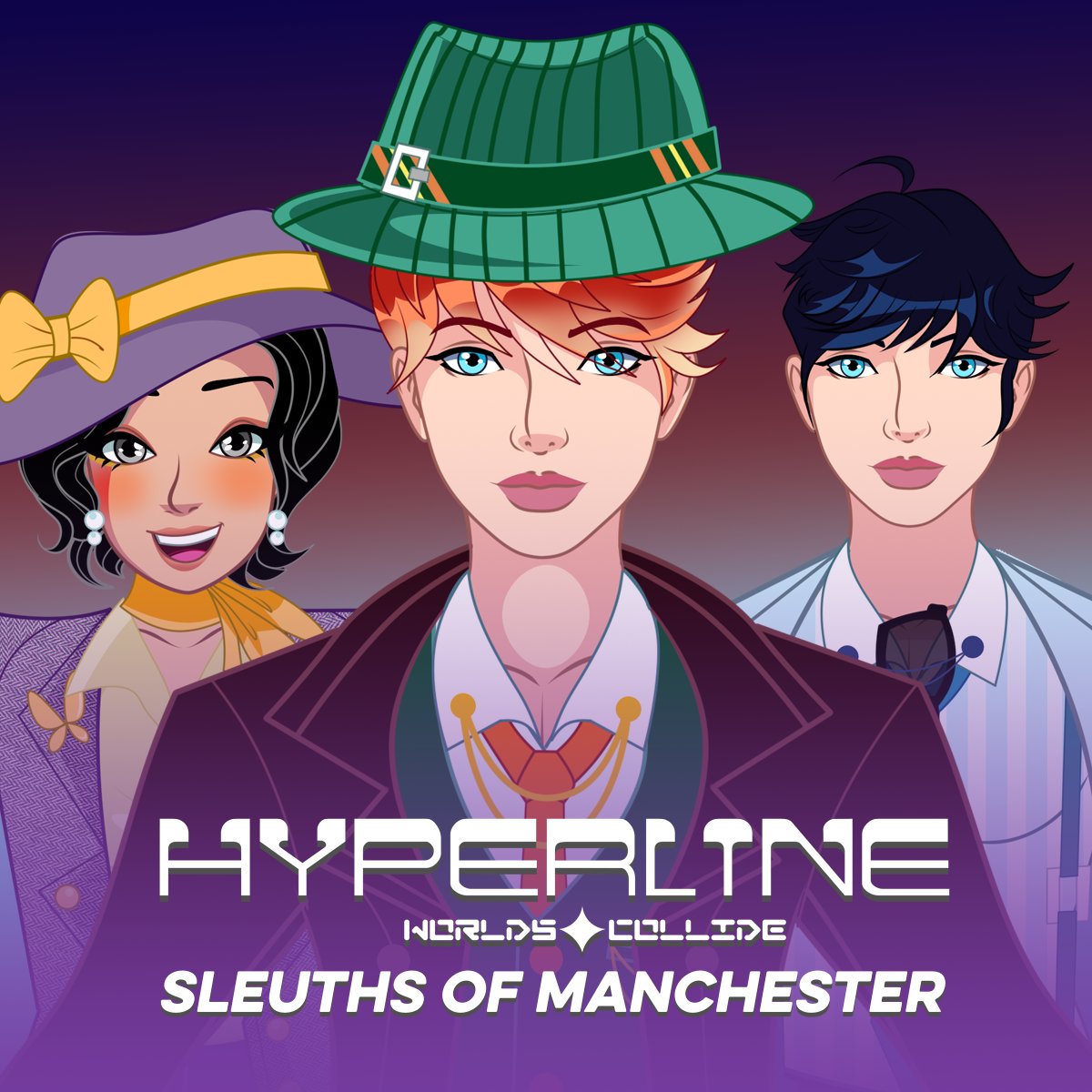 HyperlineU's tweet photo. [PREVIEW]🚨🚨

"The game is set afoot"! 

Watch out, there's a new trio coming into your doorstep! Catch @Piggynatorgamin, @Cursedcow and @GenesisDraws as they joined forces in an unlikely collaboration to uncover the truth about the lost Emerald of Queen Victoria. https://t.co/o7bDXJCmWm