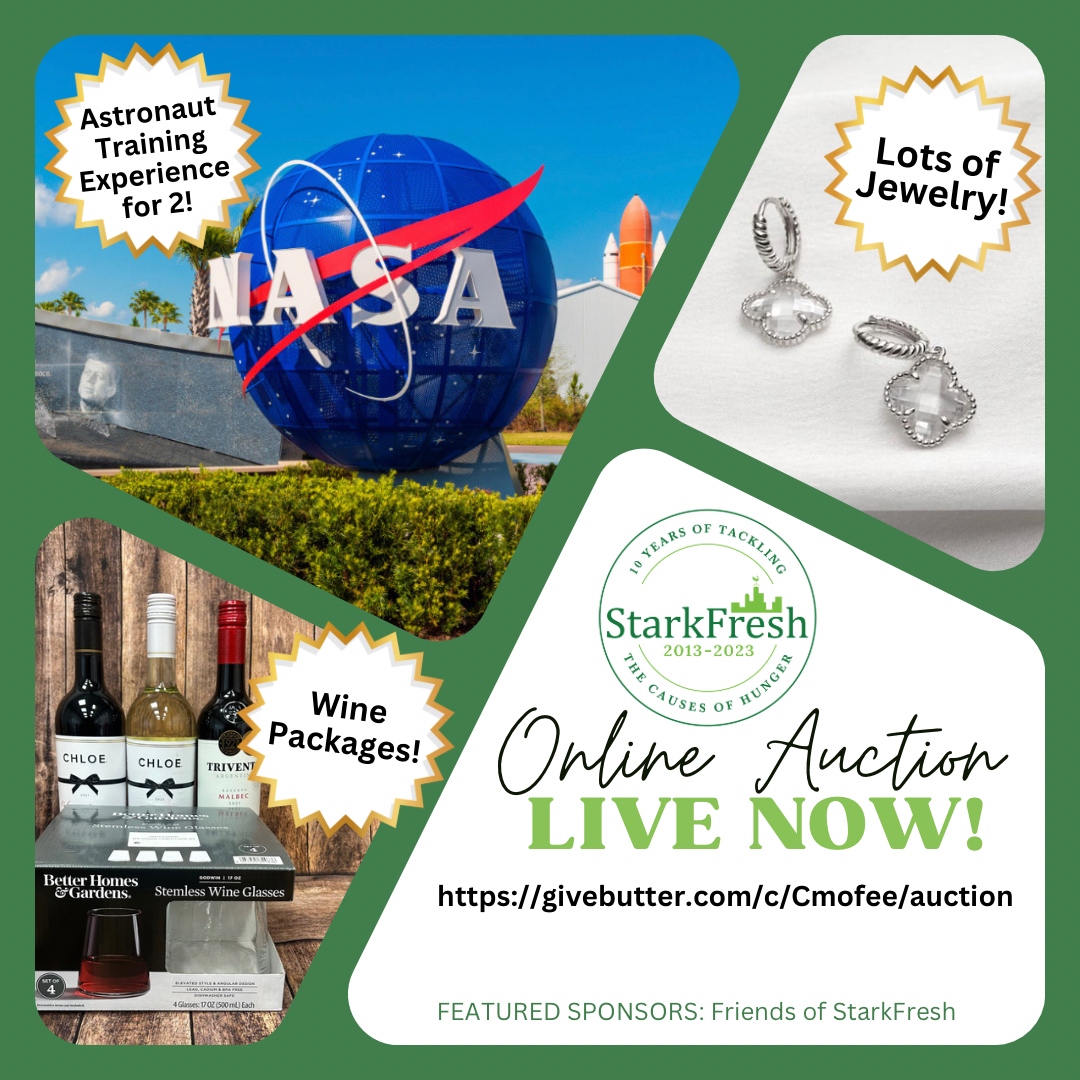 StarkFreshOH's tweet photo. The online auction ends tomorrow! Last chance to grab some amazing deals while helping us on our mission of fighting hunger! https://t.co/46yxk1Pff2 #StarkFresh #Auction #PathwaysOutOfPoverty https://t.co/mPXhlWLkRF