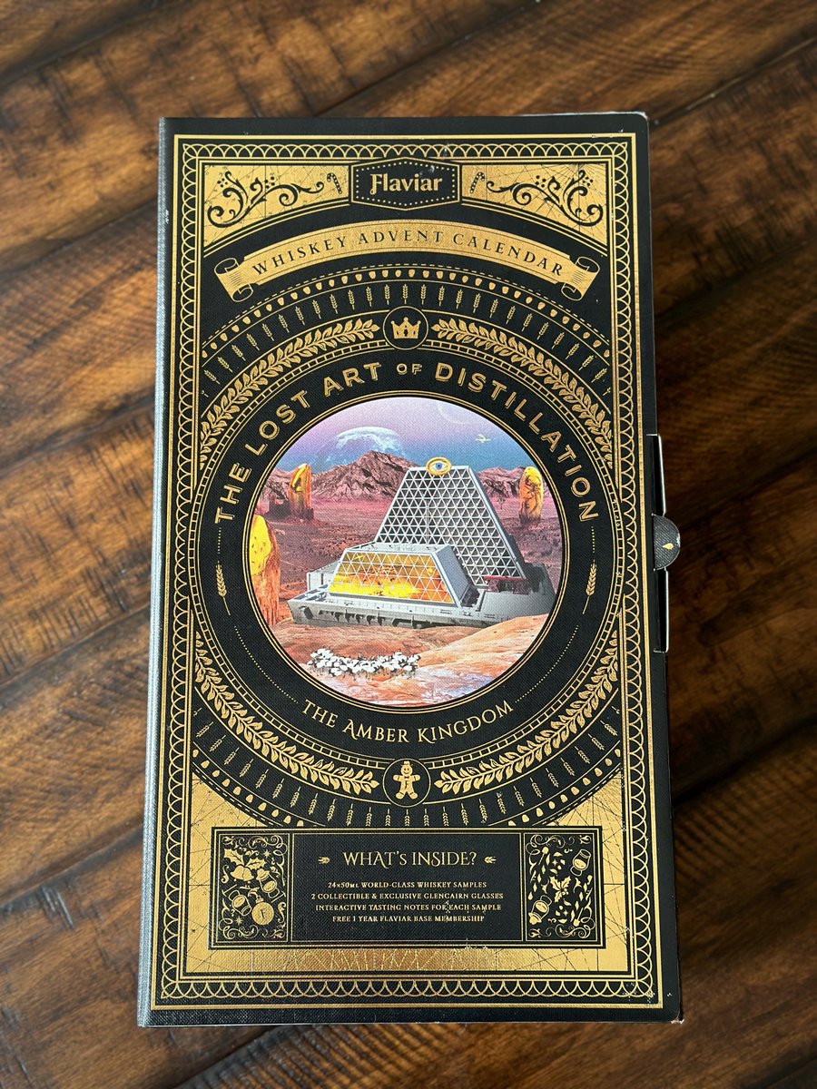 BrianVolkert's tweet photo. The missus has surprised me with a whisky advent calendar this year. It looks like #DryDecember is off the table. https://t.co/180wR92bX8