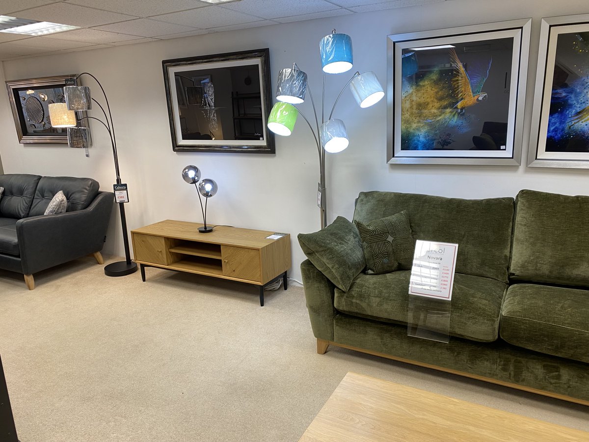 Our re-designed Ercol showroom is now completed We now show the Novara, Cosenza, Marino and Avanti suites along with Aldbury Accent chair The lighting and artwork supplied by our supplier Complete Colour, some of the pictures are Limited Editions Maybe a perfect Christmas gift