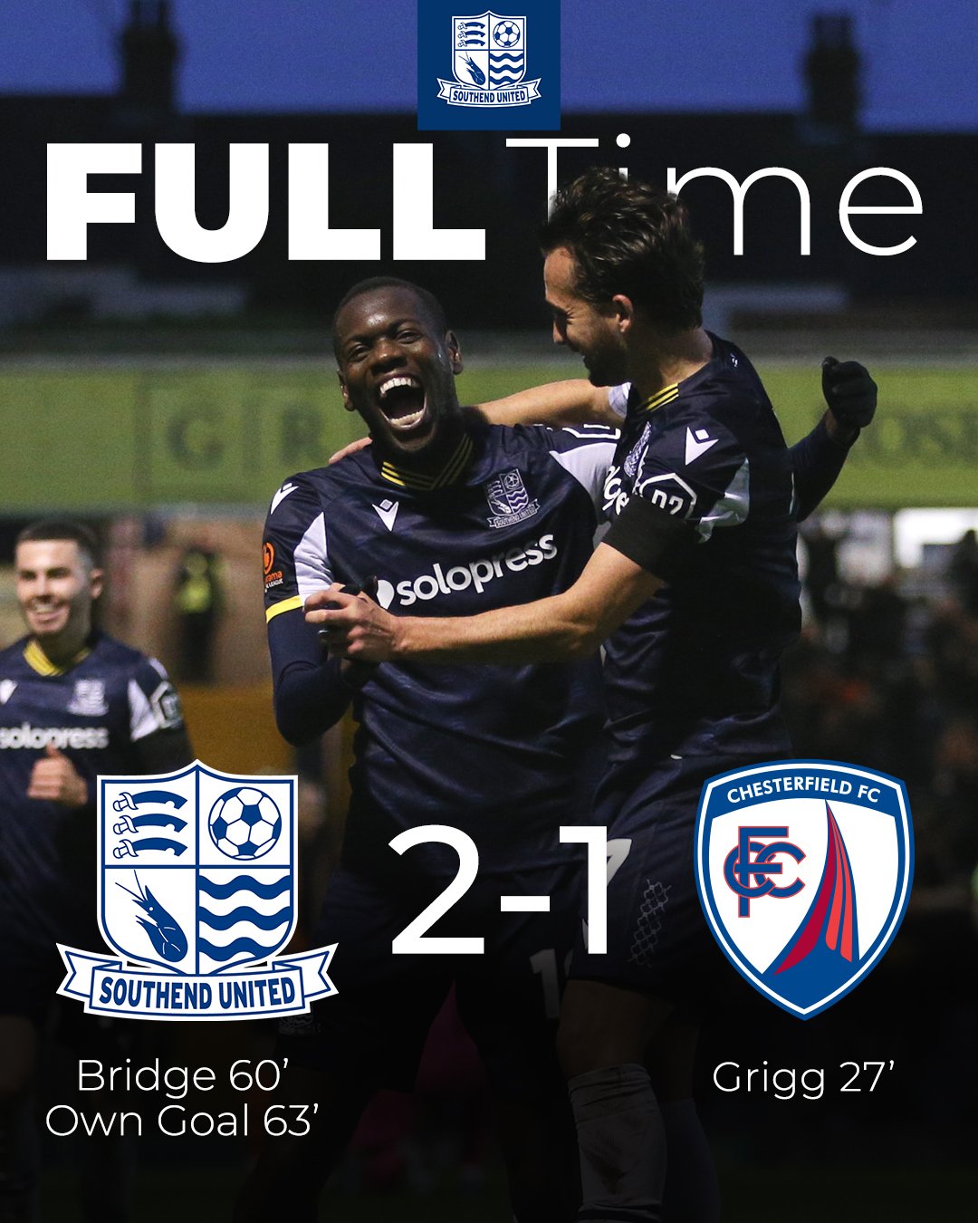 Southend United FC on X: Our unbeaten run comes to an end.   / X