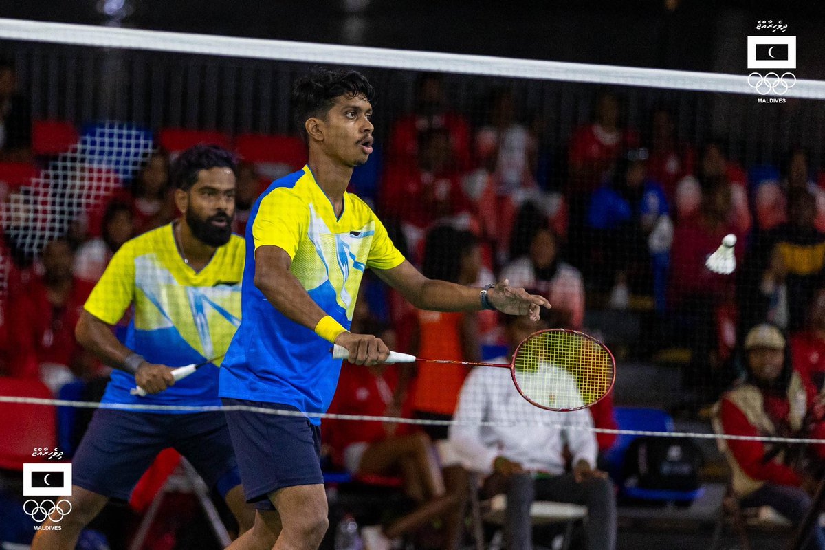 Congratulations Nibal &amp; Ajfan for securing the bronze medal in Men’s Doubles for Maldives in the ongoing Zambia international series. 🇿🇲🇲🇻 🥉 

#Badminton #BWF #Zambia #Maldives