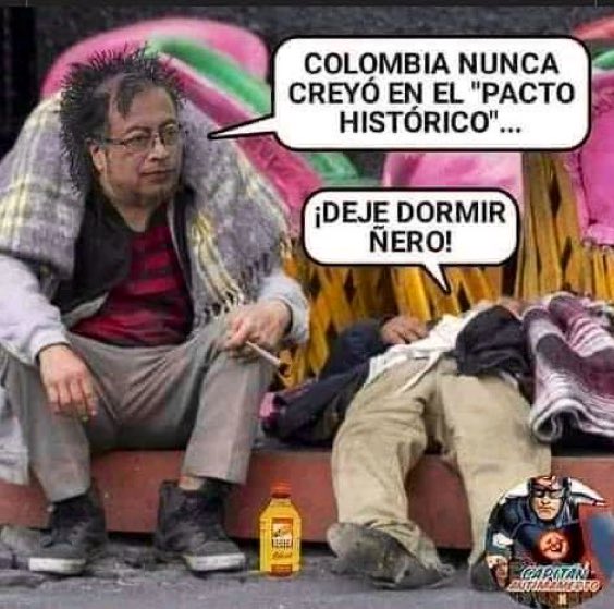 AdamSmithFree's tweet photo. @petrogustavo #LocoDeAtar
#RenunciePetro
#FueraPetro https://t.co/scGAnGDuX1