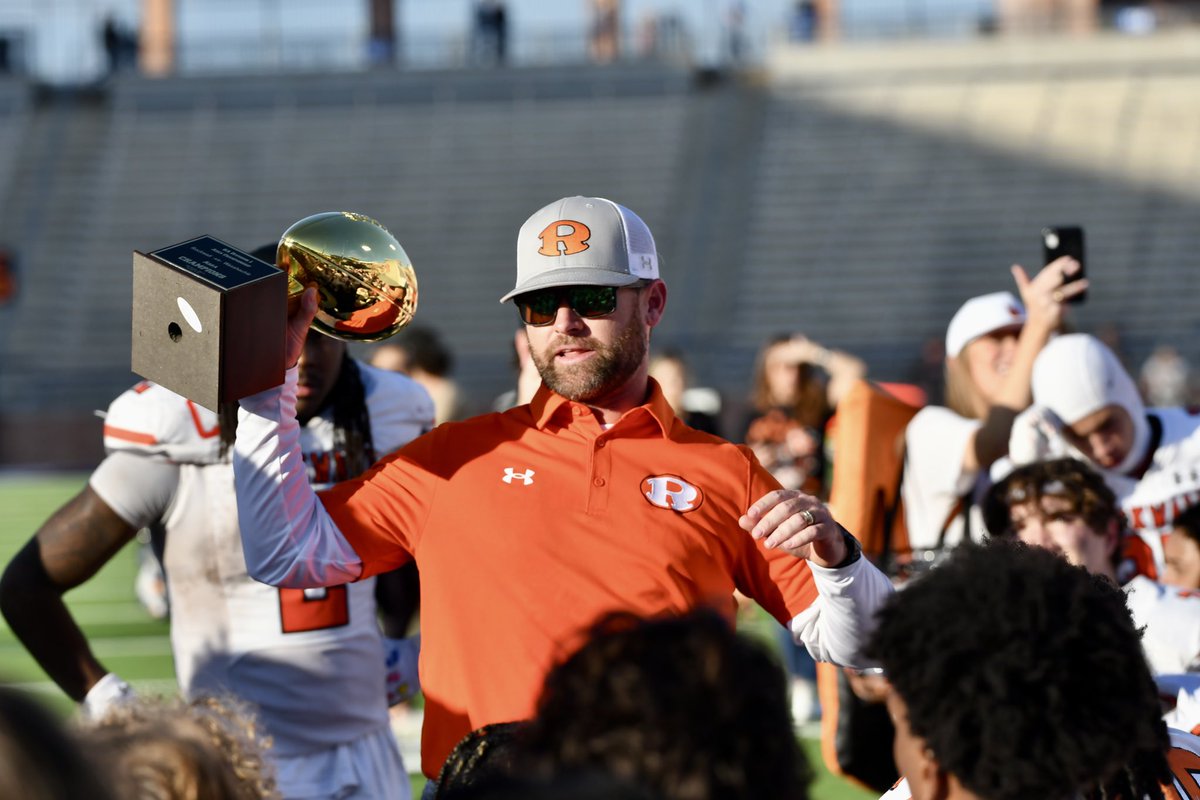 Go crazy folks!  #JFND on to round 3.  <a href="/RISDAthletics/">Rockwall ISD Sports Marketing</a> <a href="/rockwalljfndfb/">Rockwall Football</a> <a href="/dctf/">Dave Campbell's — TexasFootball.com</a> #dctf #TXHSFBPlayoffs Rockwall 46 Waxahachie 43