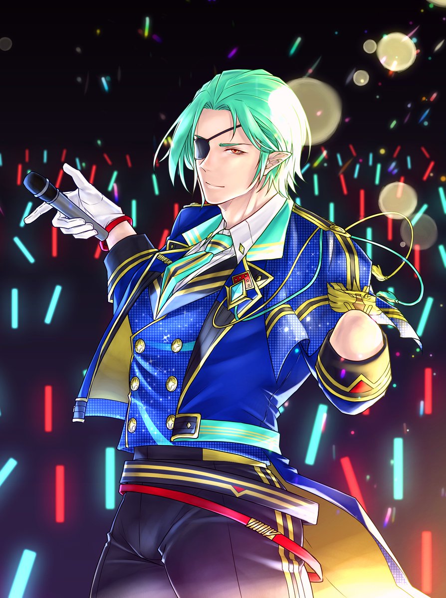 遅くなりましたー！！

マグフォシに着て欲しい服リクエスト【アスタリアコラボの青いアイドル衣装】でした！服が隠れて悲しくなったのでそれぞれ単品も置いて行きます
リクエストありがとう御座いました！