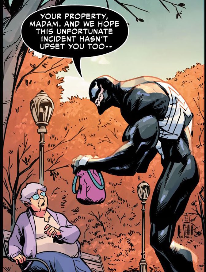 morpho_j's tweet image. Eddie is the most polite superhero ever