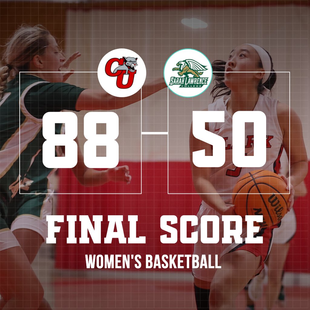 ClarkAthletics's tweet photo. Women's Basketball Cruises to 88-50 Victory Against Sarah Lawrence

Points: Tamura (19), Drefs (14), Rios (14), Antwi (13), Schatzabel (11)

Rebounds: Faulise (10), Shipley (8)

Assists: Faulise (6), Rios (5)

Steals: Antwi (6), Faulise 5

📰 https://t.co/SJcACDBfnb

#RollCougs https://t.co/KipozPtJ6K
