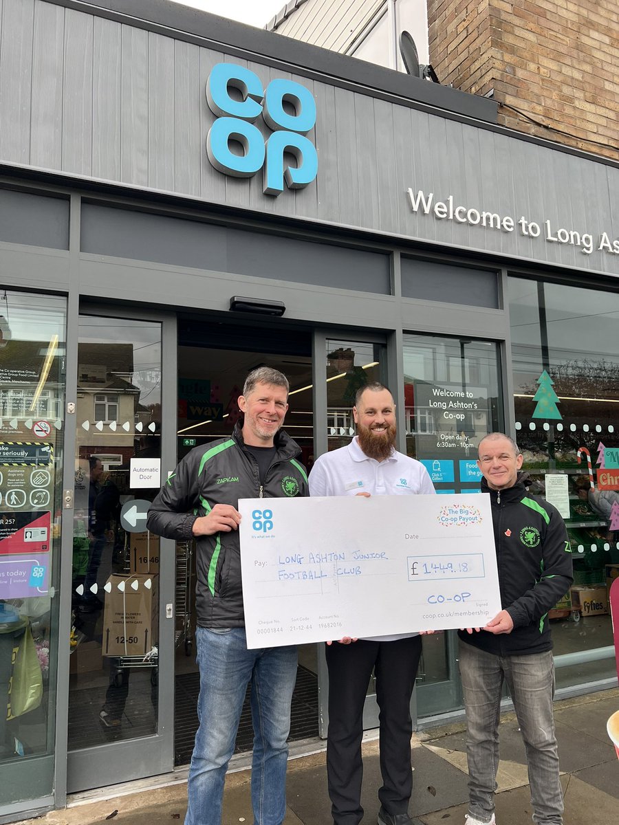 Long Ashton store was taken over today by the junior girls football team… the funding is going towards new training materials and kits. #CoopCelebration <a href="/coopuk/">Co-op</a>