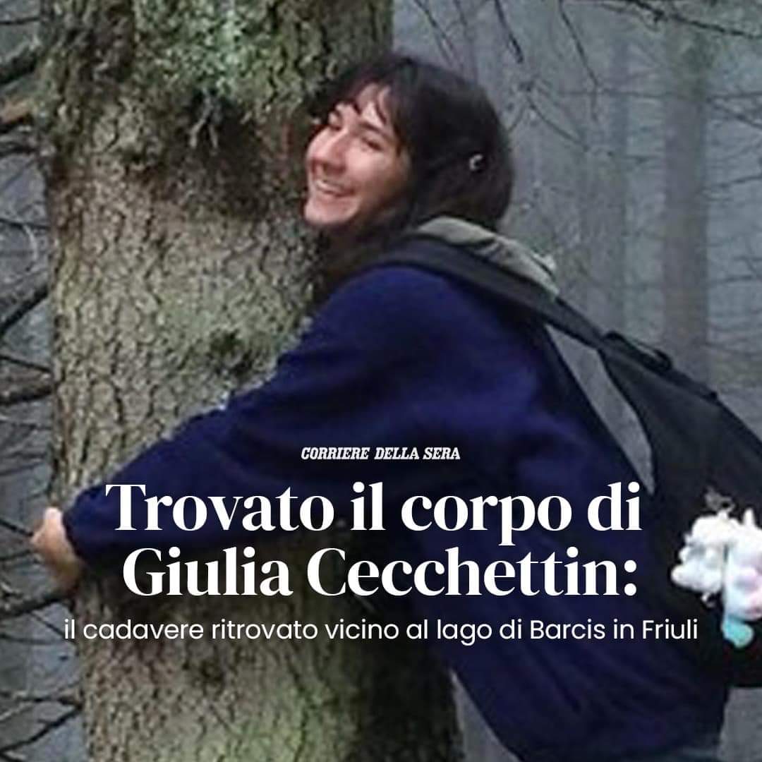 monicaciaburro's tweet photo. Ci stringiamo al dolore immenso della famiglia di #GiuliaCecchettin: la sua stella da questa notte brillerà forte nel cielo, dove ha raggiunto la sua mamma. Questa terribile storia ha colpito tutti, tutti noi, e ci auguriamo ora che venga fatta giustizia.
Riposa in pace, Giulia. https://t.co/WOLOoOu9j0