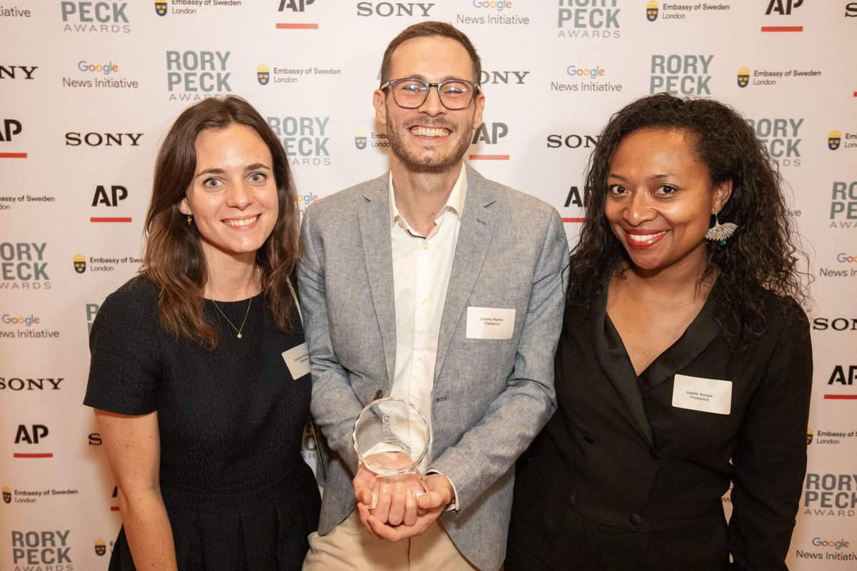 Distinction | #Madagascar 🇲🇬
La journaliste d'investigation Gaelle Borgia récompensée aux Rory Peck Awards 2023.

naolemedia.com/index.php/2023…
#RoryPeckAwards