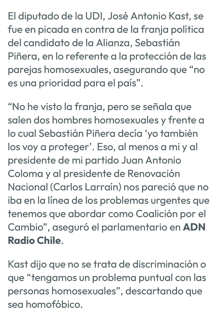 Ffender1312's tweet photo. A propósito de la partida de #luislarrain no olvidar  esa polémica por aparecer en la franja de Piñera por parte del líder del partido republicano. https://t.co/Gc4qKKO7pL