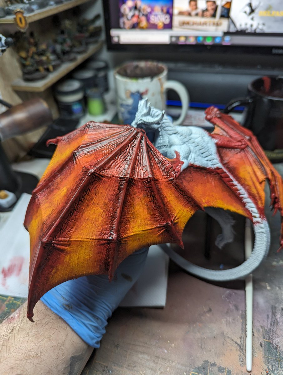 ThunderEck's tweet photo. @Ashelyn_Gaming I went with a kind of firey leather if that makes sense 🤣 https://t.co/kriM6fDma4