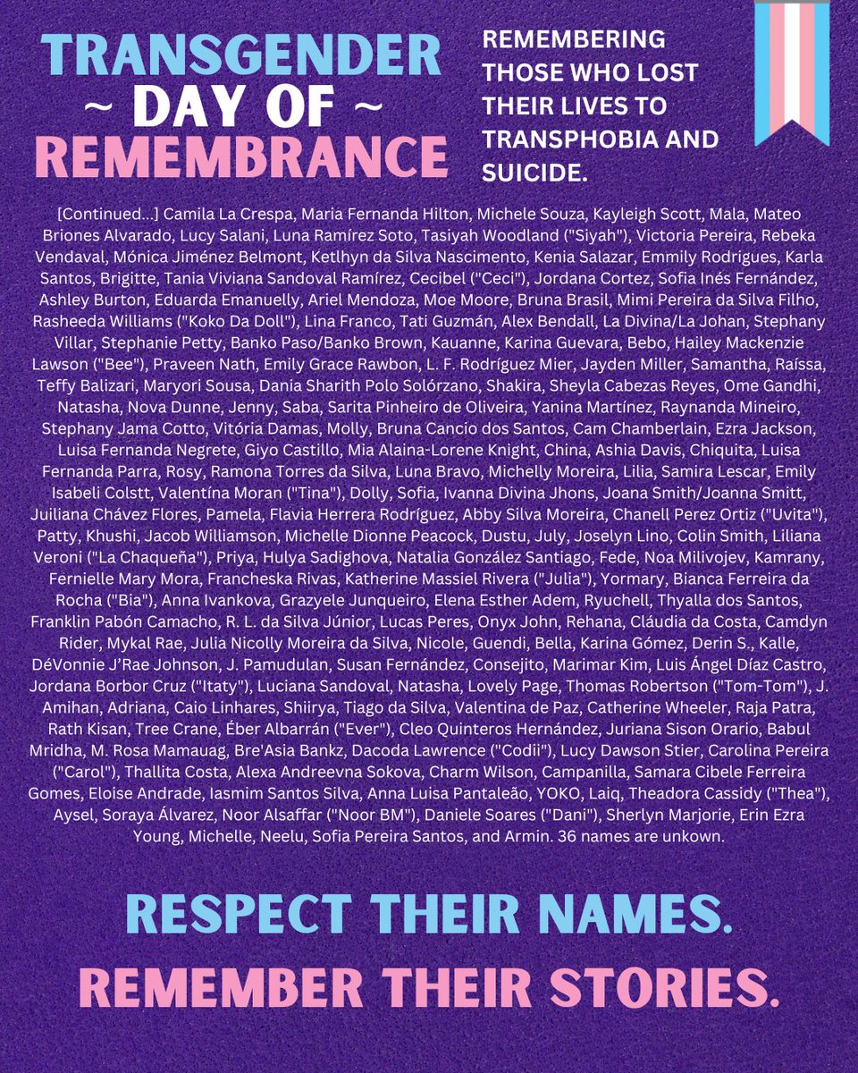 Join us for our Transgender Day of Remembrance vigil this Monday November 20. We’ll be gathering in Woodstock’s Museum Square at 4:30pm.