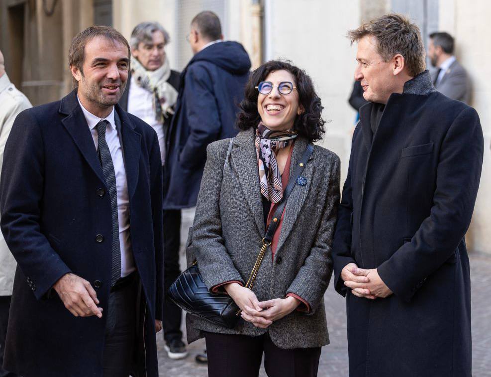 RimaAbdulMalak's tweet photo. Journée stimulante à Montpellier et Sète à la rencontre d’acteurs culturels engagés et audacieux ! Grâce au plan France 2030, nous soutenons massivement le développement des tournages et la formation aux métiers de l’image et du son. Les imaginaires de demain s’écrivent ici ! https://t.co/83sSX1yF4s
