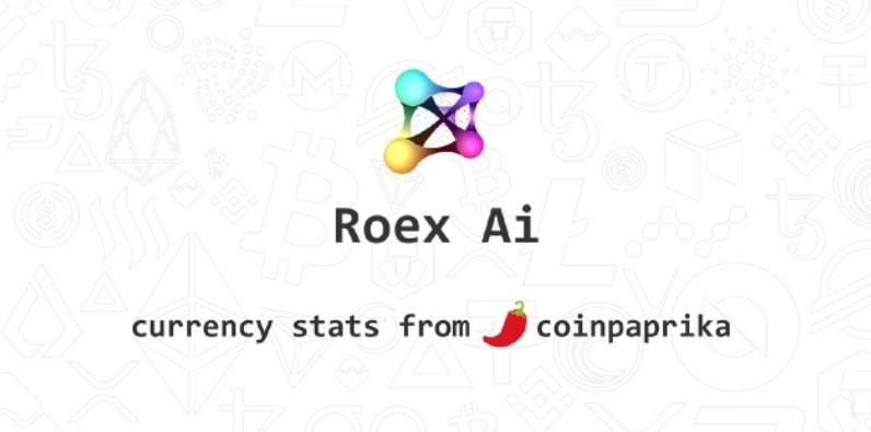 RoexAi's tweet photo. The team @coinpaprika have verified the circulation supply and $ROEX is now ranked similar to other locations where the supply is verified. They have also updated all the markets and tracking them now.
#Crypto #Roex #Btc #Bitcoin #xrp #tia #web3 #ai #BSCGemsAlert #doge #shib https://t.co/RLEpXxTLJh