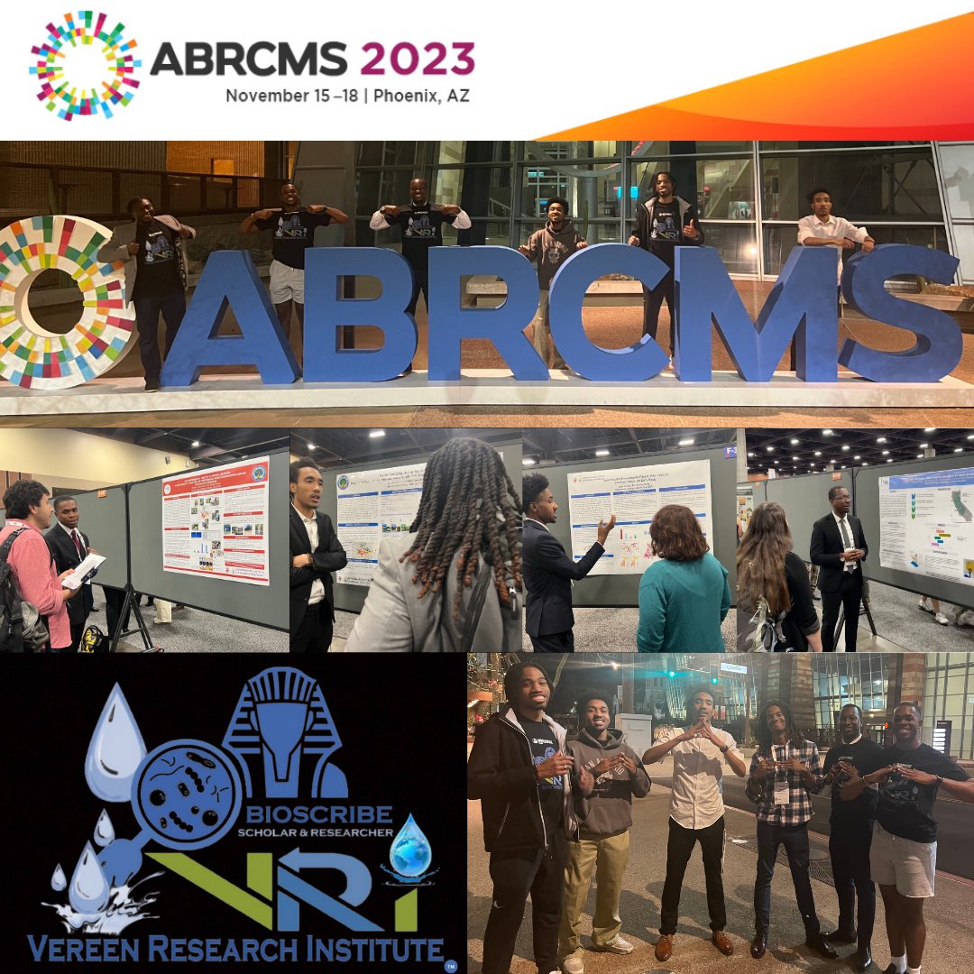 CONGRATS to our VRI #BIOSCRIBES for sharing their scholarship at #ABRCMS2023 Gaining knowledge is the first step to wisdom. Sharing it is a first step to humanity! <a href="/ABRCMS/">ABRCMS</a>