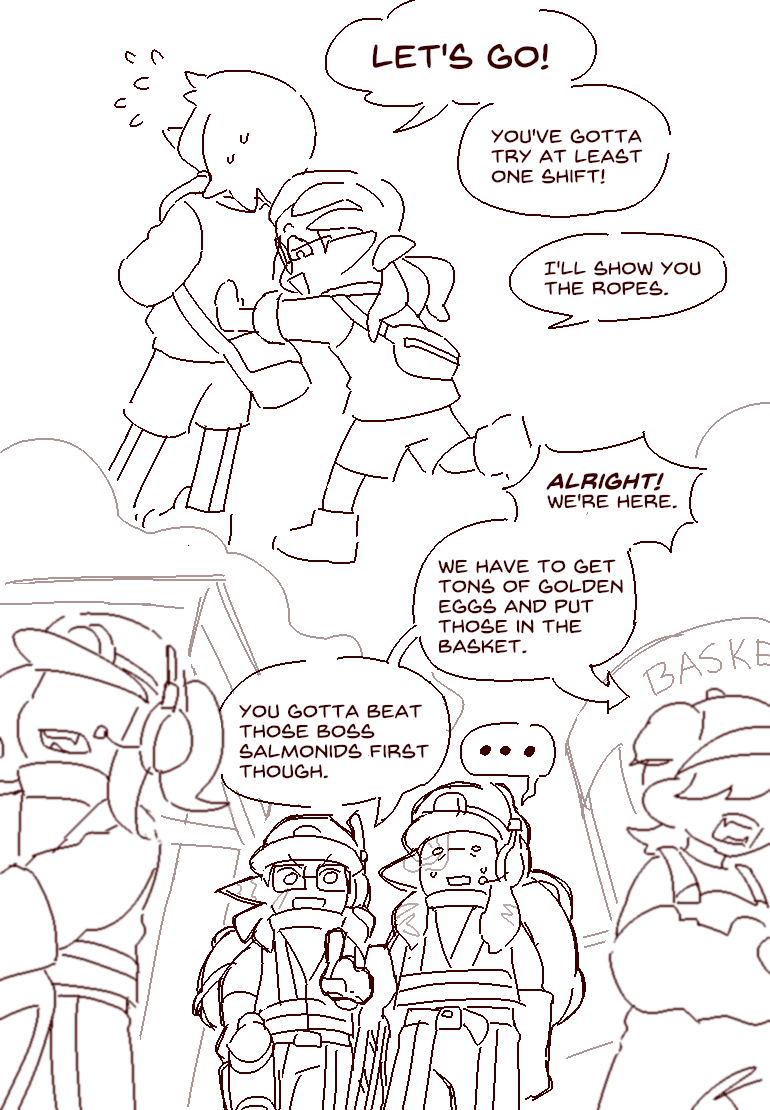 saki's first time salmon running... [ft. @SH4RKBAYT's Rei ✨] 