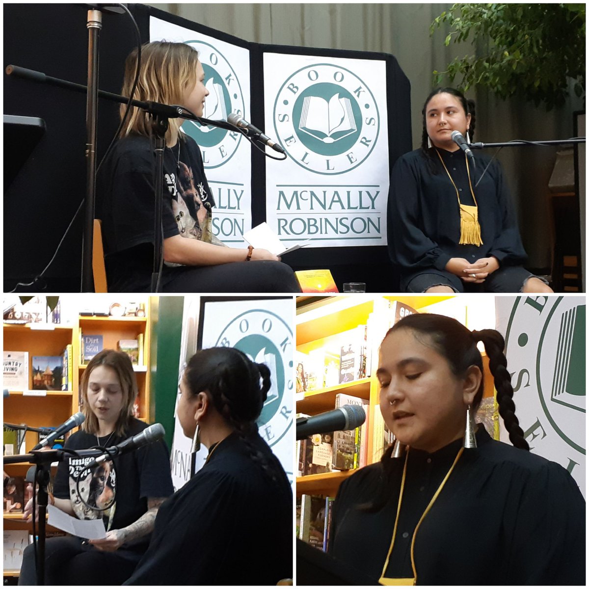 We were delighted to celebrate the Winnipeg launch of Brandi Bird's exceptional debut collection of poetry, The All + Flesh (@HouseofAnansi) last night. Host Hannah Green asked Bird questions about the collection following their reading. Thanks to all who came out!