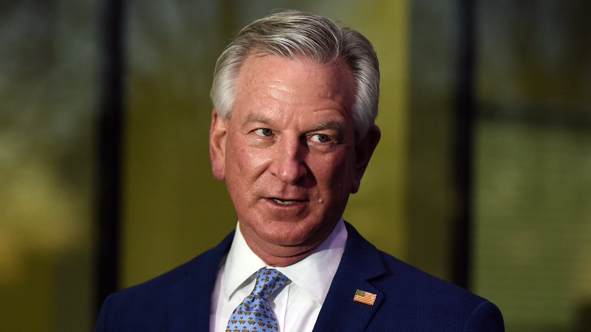 JoyceWhiteVance's tweet photo. Does he even hear himself? "Tommy Tuberville says Pentagon won’t say if military members are getting ‘abortion after birth’" https://t.co/hHS83MhrtP https://t.co/jq0SQrU88V