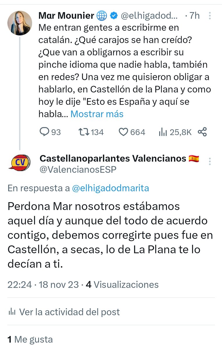 ValencianosESP's tweet photo. Con el castellano llegas a todas partes...

Bueno, al corazón de Mar no 💔😰 https://t.co/LG5idWnitG