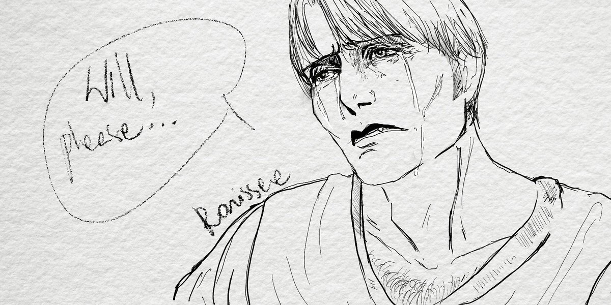 DoctorRonissee's tweet photo. After the fall Hannibal's prepared for Will's violence,he isn't for his affection. Will caresses his hands as he recuperates, kisses his forehead when he sleeps, and tenderly changes bandages. At some point,Hannibal can't handle it anymore and cries, asking for more
#Hannigram https://t.co/sez7UcKhPH