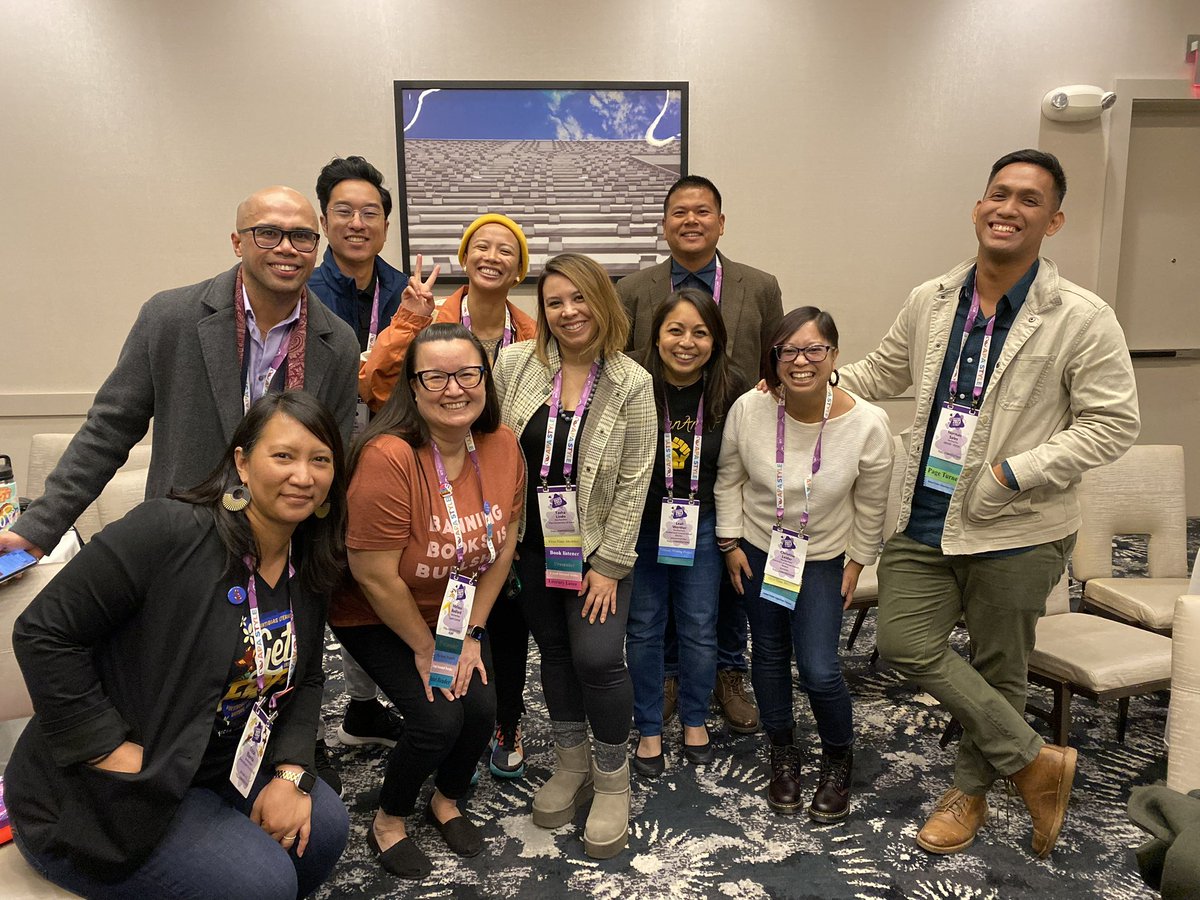 Filipino/Filipino American literacy educators and leaders at #NCTE23.  Aren’t we all adobo-rable?