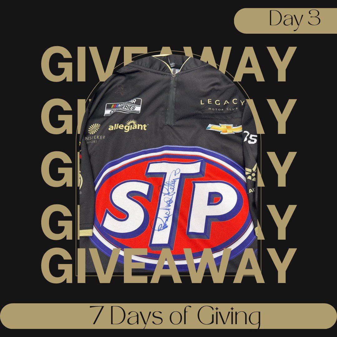 STP and a Saturday giveaway just go better together! What's even better? The crew shirt is signed by The King himself!

To enter:
- Follow us and <a href="/therichardpetty/">Richard Petty</a> on X
- Retweet + like this post