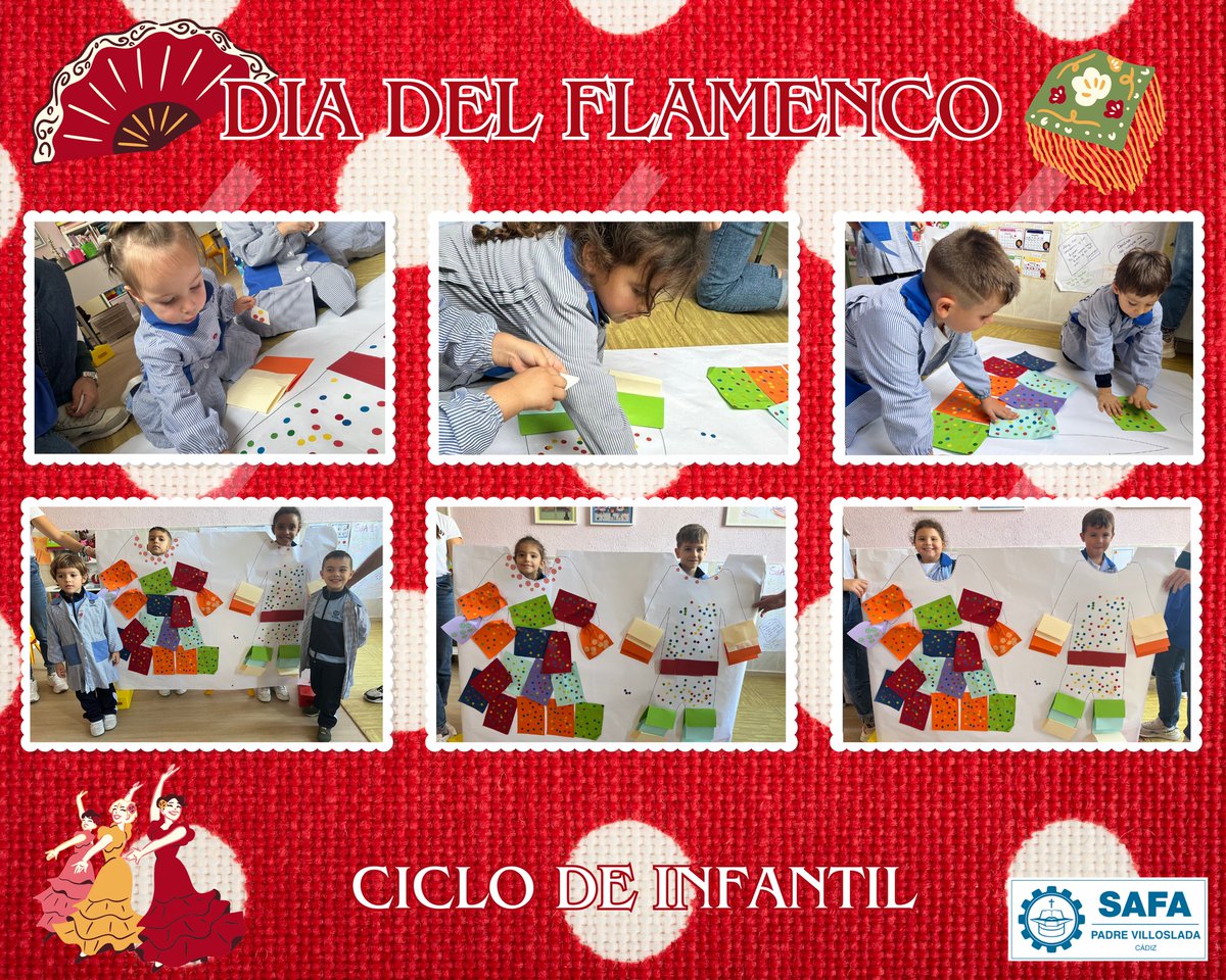 ¡El ciclo de infantil celebró el Día del Flamenco realizando un photocall muy colorido! 💃🏻

#YoconSAFA #SAFACádiz #NomeaburroSAFA #Vivirporamor #DíadelFlamenco