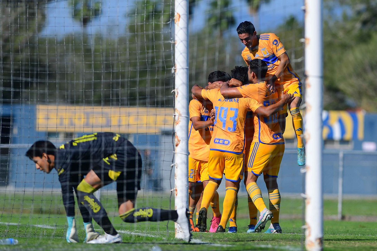 ClubTigresFB's tweet photo. ¡El Superlíder a Semifinales! 📈

⚽️ Col goles de Galván y Mariscal, Tigres Sub 23 venció 2-1 a Juárez en la Cueva de Zuazua y avanzó a la siguiente fase 🔝 

🐯🙌🏼 ¡Vamos los Tigres, vamos la cantera! https://t.co/OccZWoAgJh