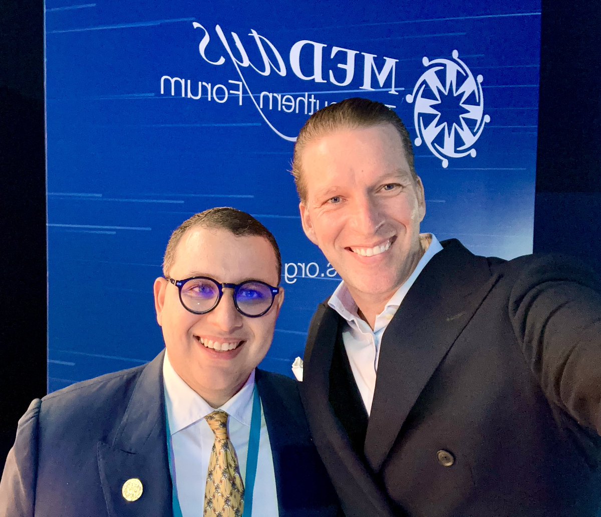 TromlerMiklos's tweet photo. Thank you Mr. President @brahimfassi of Institute Amadeus for the invitation at MEDays in Tangier. Great people and event. #polycrisis #polyworld 🇭🇺🇲🇦 https://t.co/4vpIvREUYI