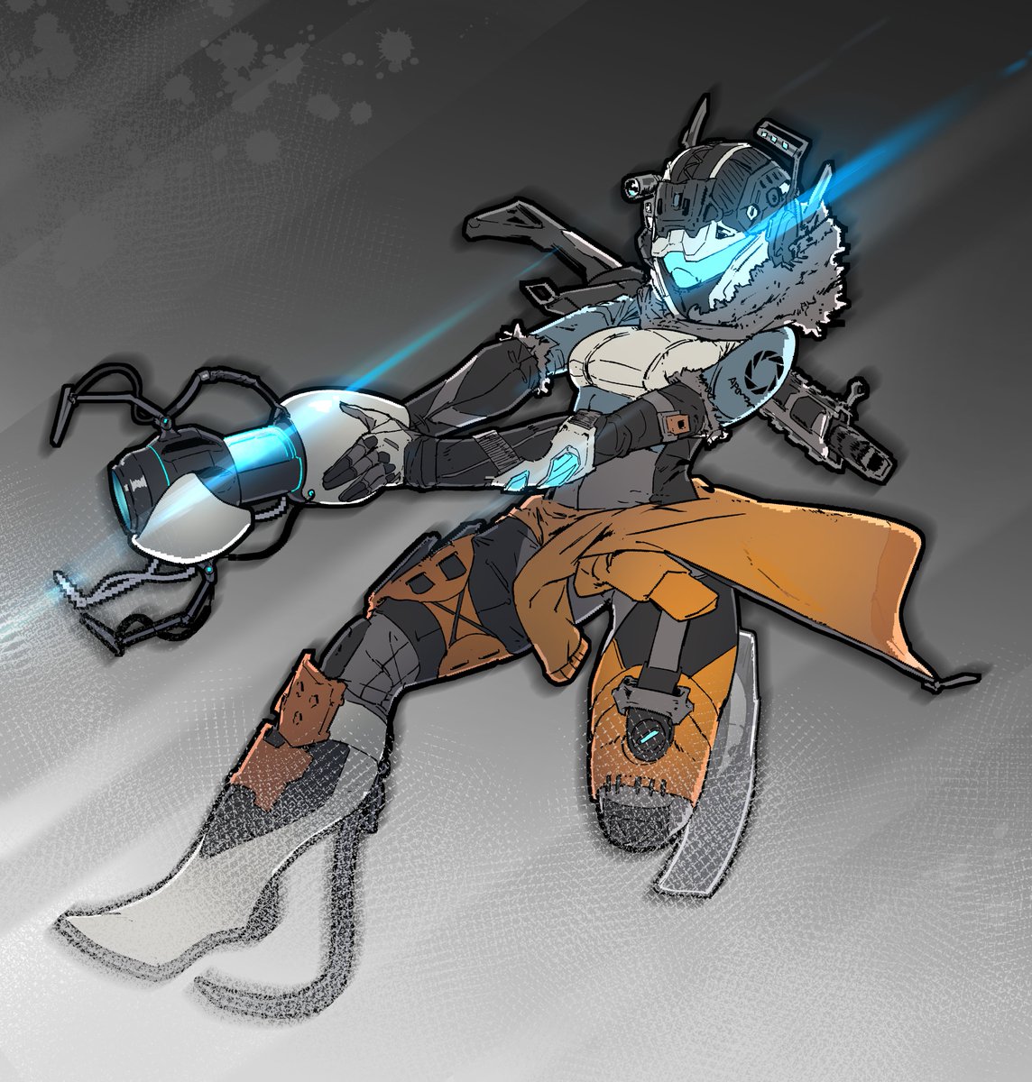 bruce_krager's tweet photo. Titanfall X Portal 2 idk dude. 
#titanfall #titanfall2 #portal2 https://t.co/QjUWwT3qCr