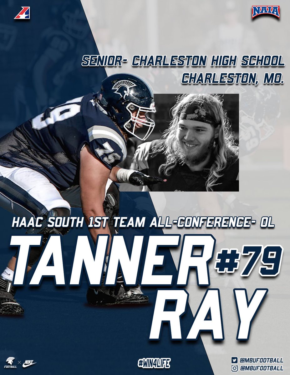 Missouri Baptist Football (@mbufootball) on Twitter photo Join us in celebrating our first ever All-HAAC South honorees this season!
Sr. Tanner Ray was honored as a 1st Team All-HAAC South O-Lineman.
Ray & the Spartans had the #3 rush attack in the HAAC in 2023!
Congratulations, Tanner!
<a href="/TannerRay_22/">Tanner Ray</a>
#Win4Life #SpartanNation Join us in celebrating our first ever All-HAAC South honorees this season!
Sr. Tanner Ray was honored as a 1st Team All-HAAC South O-Lineman.
Ray & the Spartans had the #3 rush attack in the HAAC in 2023!
Congratulations, Tanner!
<a href="/TannerRay_22/">Tanner Ray</a>
#Win4Life #SpartanNation